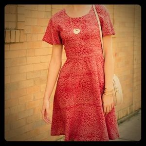 Mata Traders BNWT red daisy Selena dress sz M